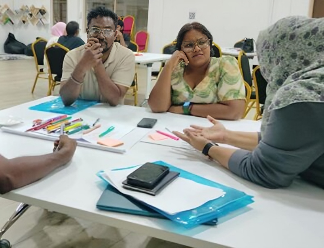 Educators discussing on planning the Values Based Parenting Program