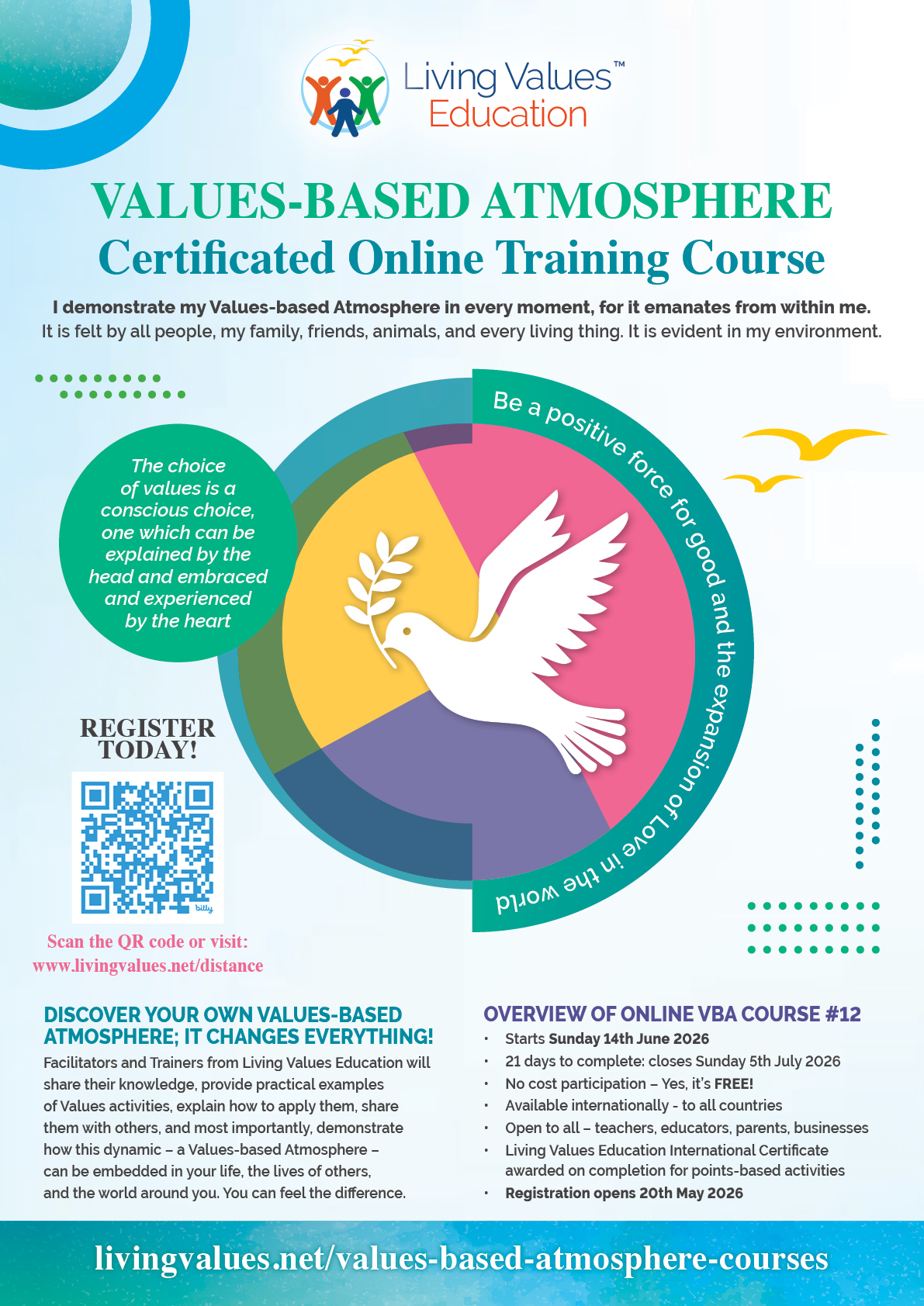 Values-based Atmosphere Course 12 Flyer