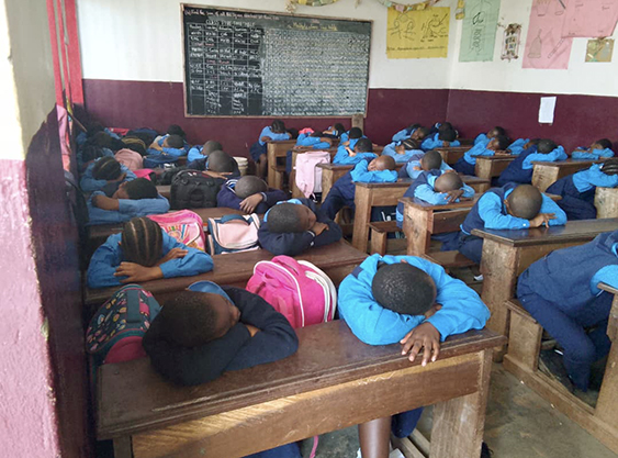 Cameroon 2025 student quiet time